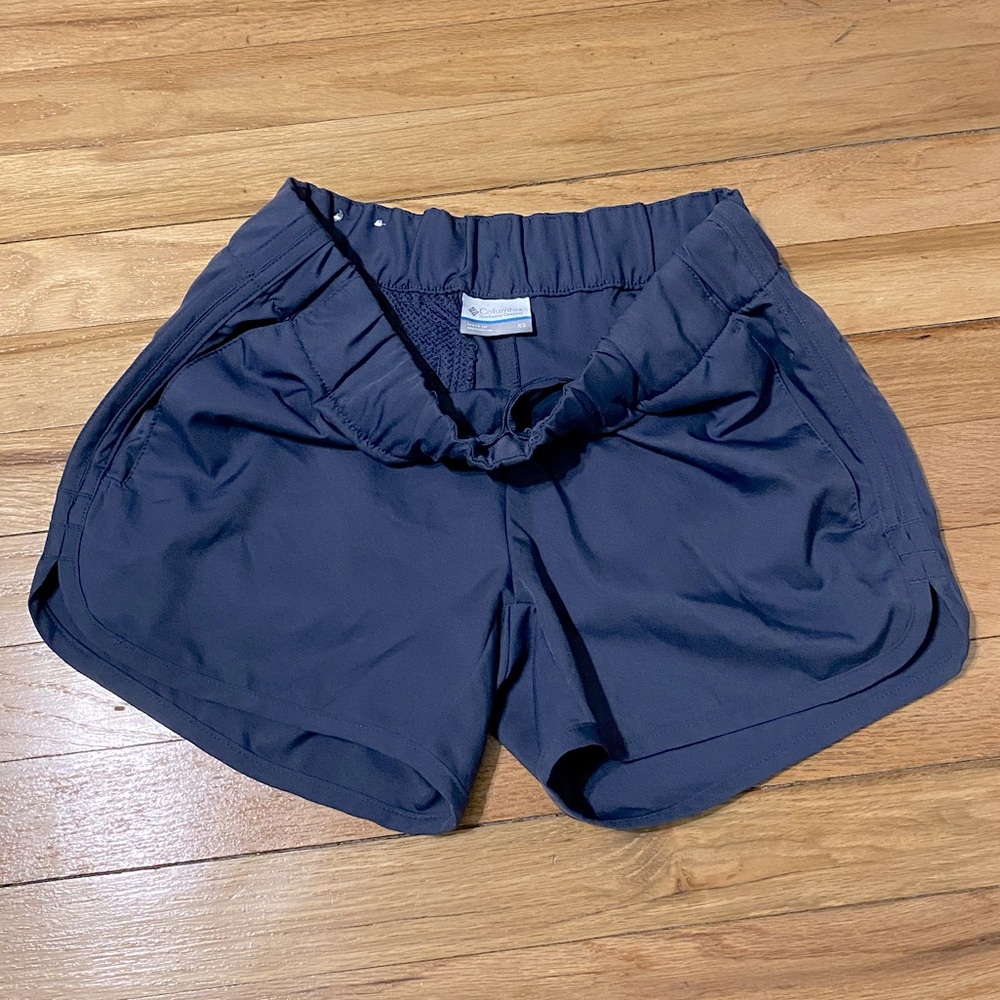 Columbia Navy Blue Athletic Shorts